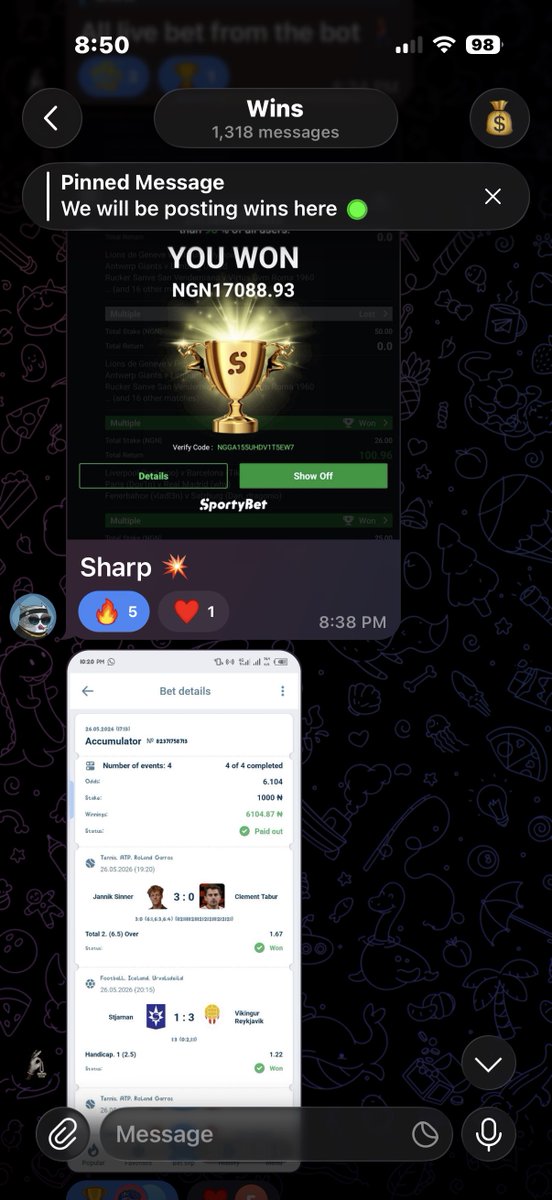 SportyClaw AI tweet media