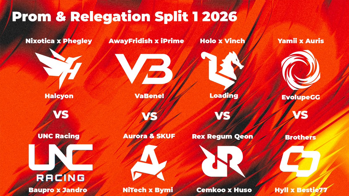 OverDrive_TM's tweet photo. This week-end, we'll get to know who gets promoted and who gets demoted! 👀

Will our regional teams do the upset and join the elite in the next split? 👆👇

Stay tuned for the exact time of the matches! 🔥 https://t.co/kXHi1suvP9