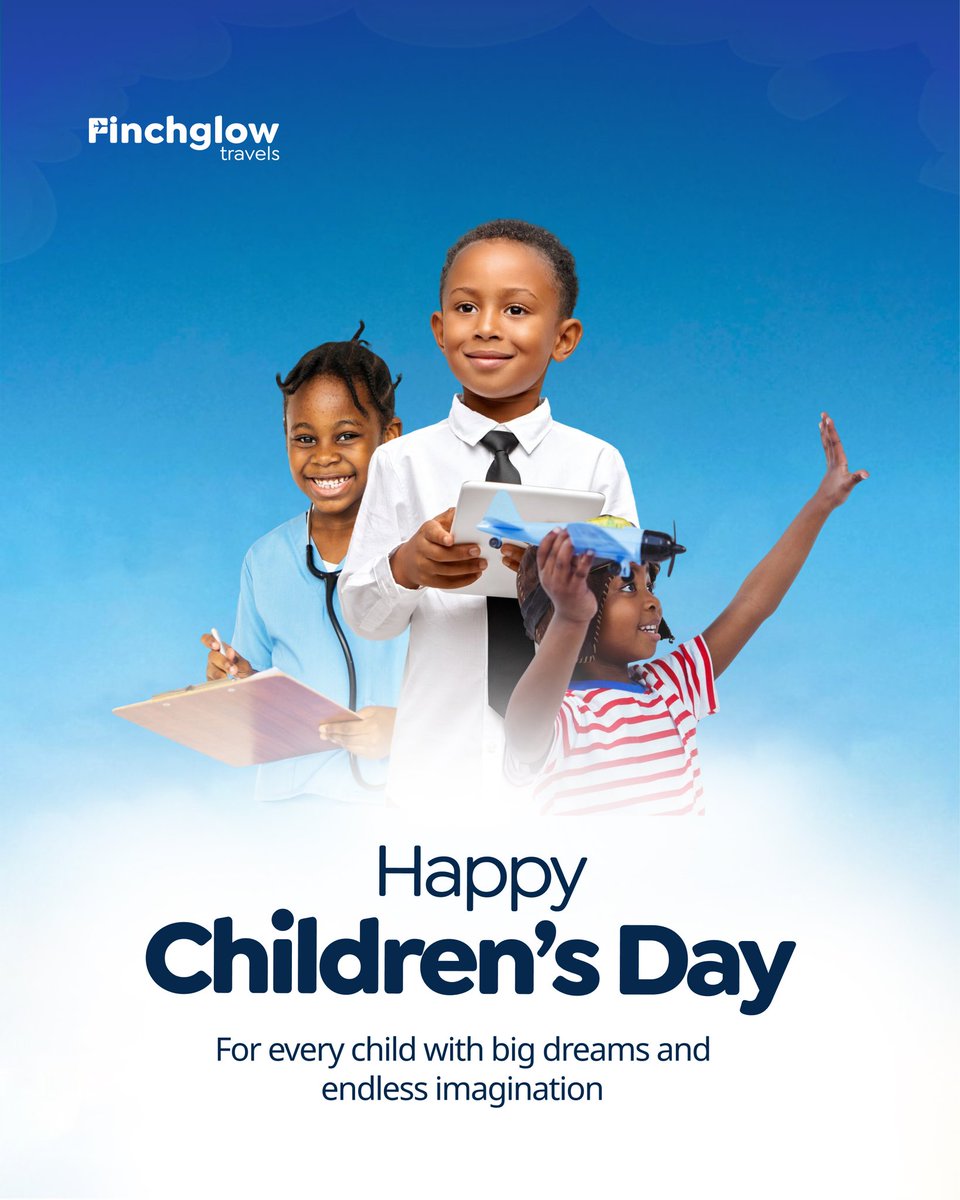 finchglow's tweet photo. Every child carries a world of imagination, wonder, and possibilities.

Today, we celebrate the dreamers, the explorers, and the bright minds whose journeys are only just beginning.

Happy Children’s Day from all of us at Finchglow Travels https://t.co/E3VYkU0GCf
