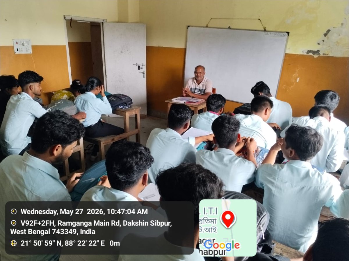 GPatharpratima's tweet photo. “Success does not come in one day.
It comes through regular practice, discipline, and hard work.

At Patharpratima Government ITI, our students are not only learning from books, they are learning real practical skills for their future career. Every regular class, every practical https://t.co/6Xs8sjRBFy