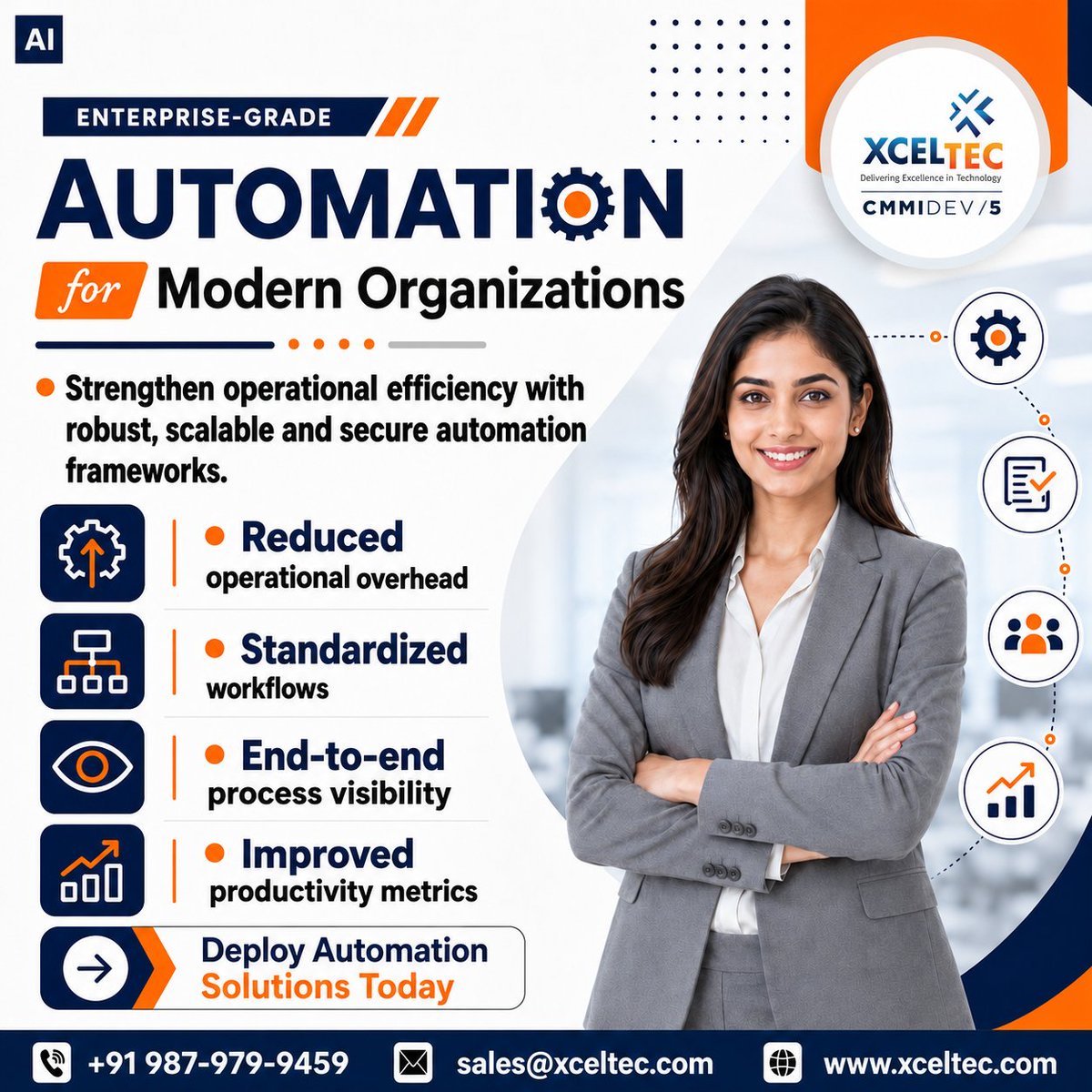 XcelTec's tweet photo. Enterprise-grade automation for modern organizations. XcelTec helps businesses streamline workflows, improve productivity, reduce operational overhead, and gain better process visibility with smart automation solutions.

#XcelTec #BusinessAutomation #WorkflowAutomation https://t.co/GFu3HUS5hZ