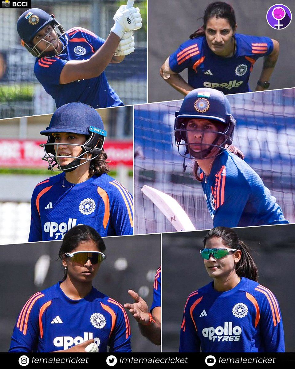 imfemalecricket's tweet photo. 𝐓𝐡𝐞 𝐛𝐮𝐢𝐥𝐝-𝐮𝐩 𝐛𝐞𝐠𝐢𝐧𝐬 🇮🇳

India women gear up for the 1st T20I vs England 💪

#CricketTwitter https://t.co/L66lyp13Iq
