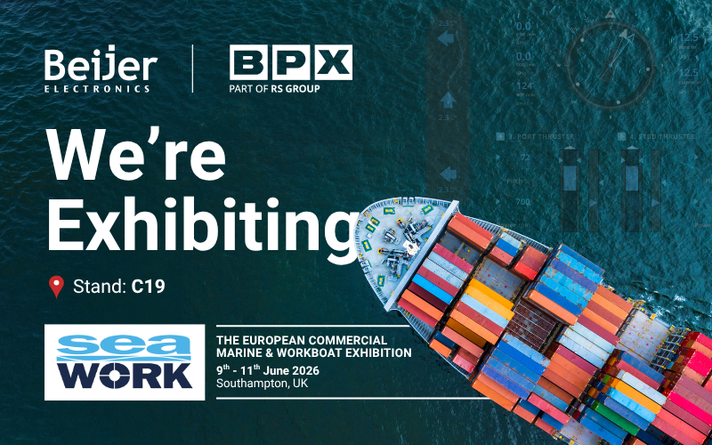 BPXelectro's tweet photo. 🌊 Heading to Seawork 2026? Come and see how BPX and Beijer Electronics are helping support smarter, more reliable marine automation projects across the UK and beyond.

https://t.co/FB8EAFhgNd https://t.co/9zka1Rjd8V