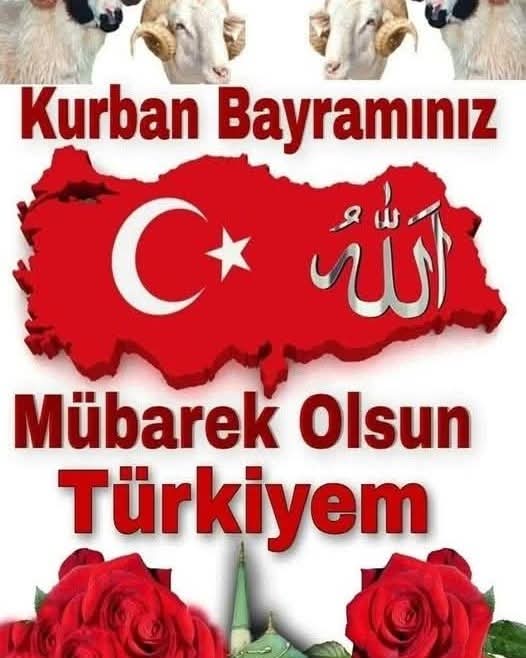 Kadirgul3535's tweet photo. Tüm dostlarımızın kurban bayramı mübarek olsun.... https://t.co/m0J7WtT8Ea