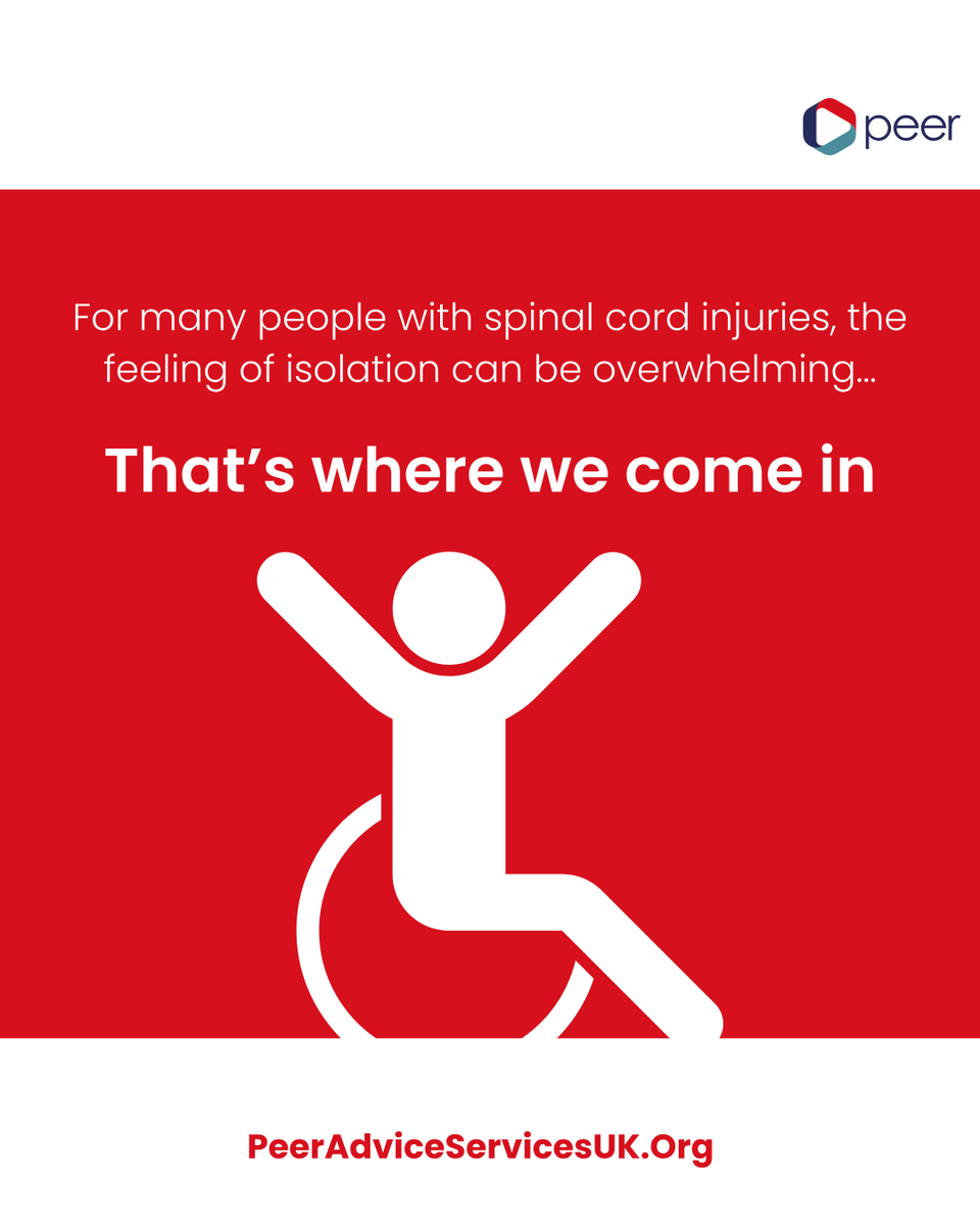 uk_peer's tweet photo. For people living with a spinal cord injury, isolation can be overwhelming. We empower you to make your own choices, find solutions &amp; move forward 🌟

Support starts here: https://t.co/ZQrBAdT3JG

#PeerSupport https://t.co/HPDc5sP6FS