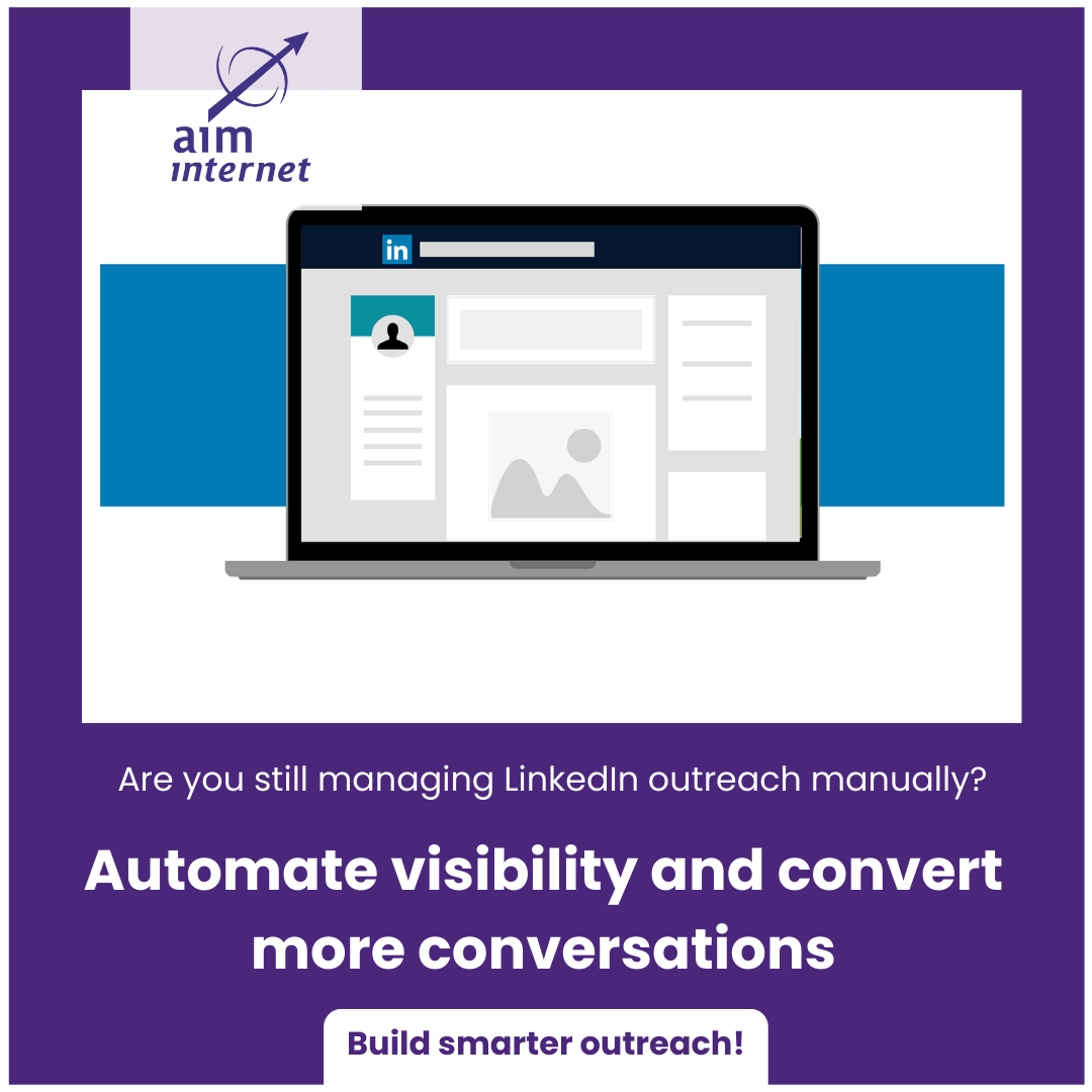 aiminternet's tweet photo. LinkedIn growth without manual outreach.

Automated targeting, follow-ups and visibility while you focus on closing.

https://t.co/xEYSVeuXjk

#AIMConnect #LinkedInAutomation #B2B https://t.co/BO5wjClALo