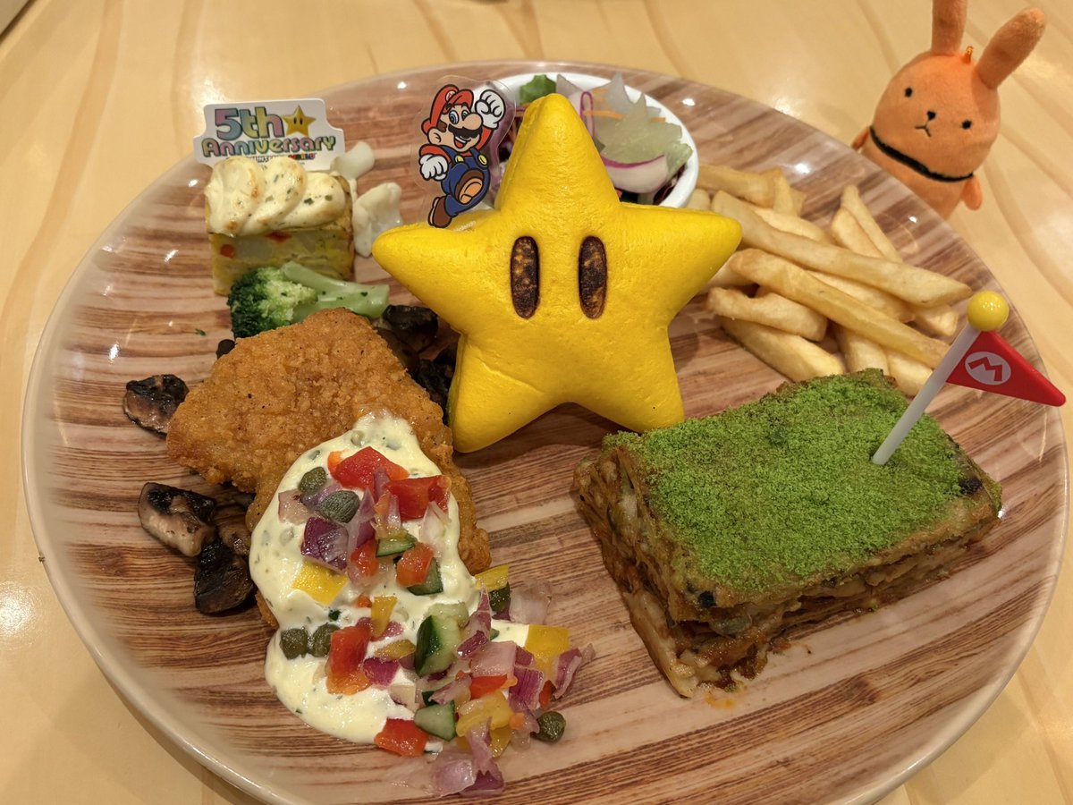 runrun211's tweet photo. ウサ。スターを食す🍽️ https://t.co/qVKO3TdPhX