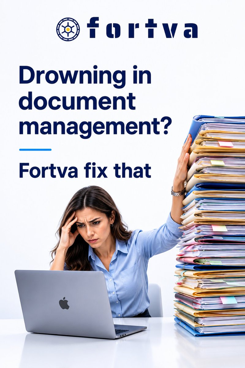JakeFindi's tweet photo. Folders and files
SharePoint folders. 
WhatsApp approvals. 
USB backups.
Google Drive and others...

Somehow this is still how many businesses operate in 2026.
Fortva helps you centralize documents, workflows, contracts, and approvals in one place.

@cobratate @garyvee @hormozi https://t.co/f8qUzLpIaT