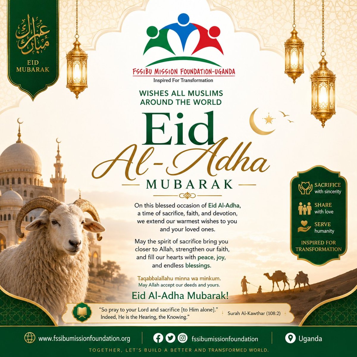f_ssibu's tweet photo. Eid adha to all moslems around the world https://t.co/LaZrwMVcMA