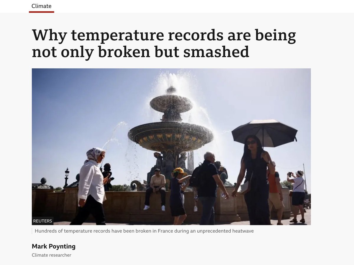 FoEScot's tweet photo. "Scientists have little doubt that human-caused climate change - largely  the result of the burning of coal, oil and gas - has supercharged the  heat." https://t.co/npeuP94Pbr