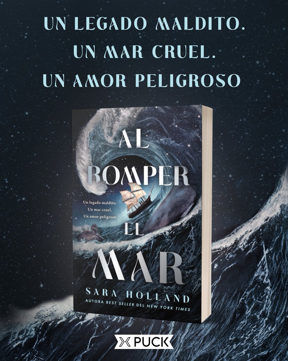 Puck_ed's tweet photo. ¡#AlRomperElMar de Sara Holland ya está disponible!🌊🐋💙

Se trata de la primera entrega de una bilogía de fantasía oscura con misterio, romance, enemies to lovers, ballenas mágicas, intrigas políticas, maldiciones y mucho más.🐳✨

✒️Traducción de @javigdehita. https://t.co/u57I49qh2H
