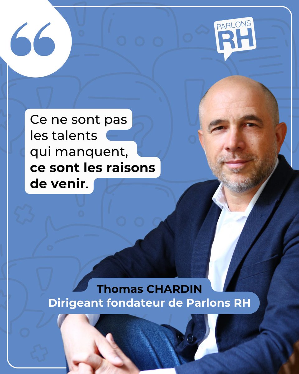 Fred_M's tweet photo. "Ce ne sont pas les talents qui manquent, ce sont les raisons de venir" : https://t.co/hT6x4F3HQg #RH #MarqueEmployeur #ExpérienceCollaborateur #Recrutement by @ThomasChardin via @ParlonsRH https://t.co/pG16zr1XAY