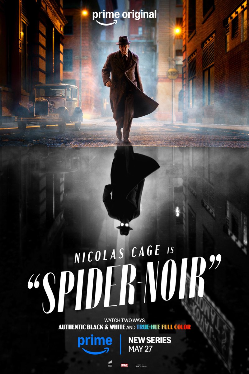 3enGem's tweet photo. وصل مسلسل العيد!

توفرت الآن جميع حلقات المسلسل المُنتظر 

Spider-Noir (2026)

من بطولة (نيكولاس كيج) وإنتاج Amazon Prime حيث تدور القصة حول محقق خاص في ثلاثينيات القرن العشرين يتحتم عليه مواجهة ماضيه! https://t.co/hrBdc8eKak