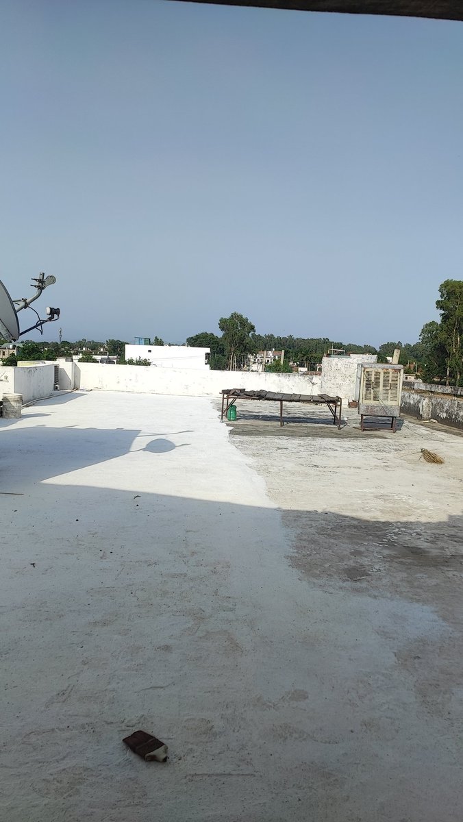 CryptoMoneyTalk's tweet photo. @dks_230 Recently I did this. The other half is also completed. I can say that there is a difference of at least 10 to 12 degree Celsius indoor temperature. I had also added Dr fixit 302. https://t.co/zJkPn0LSuP