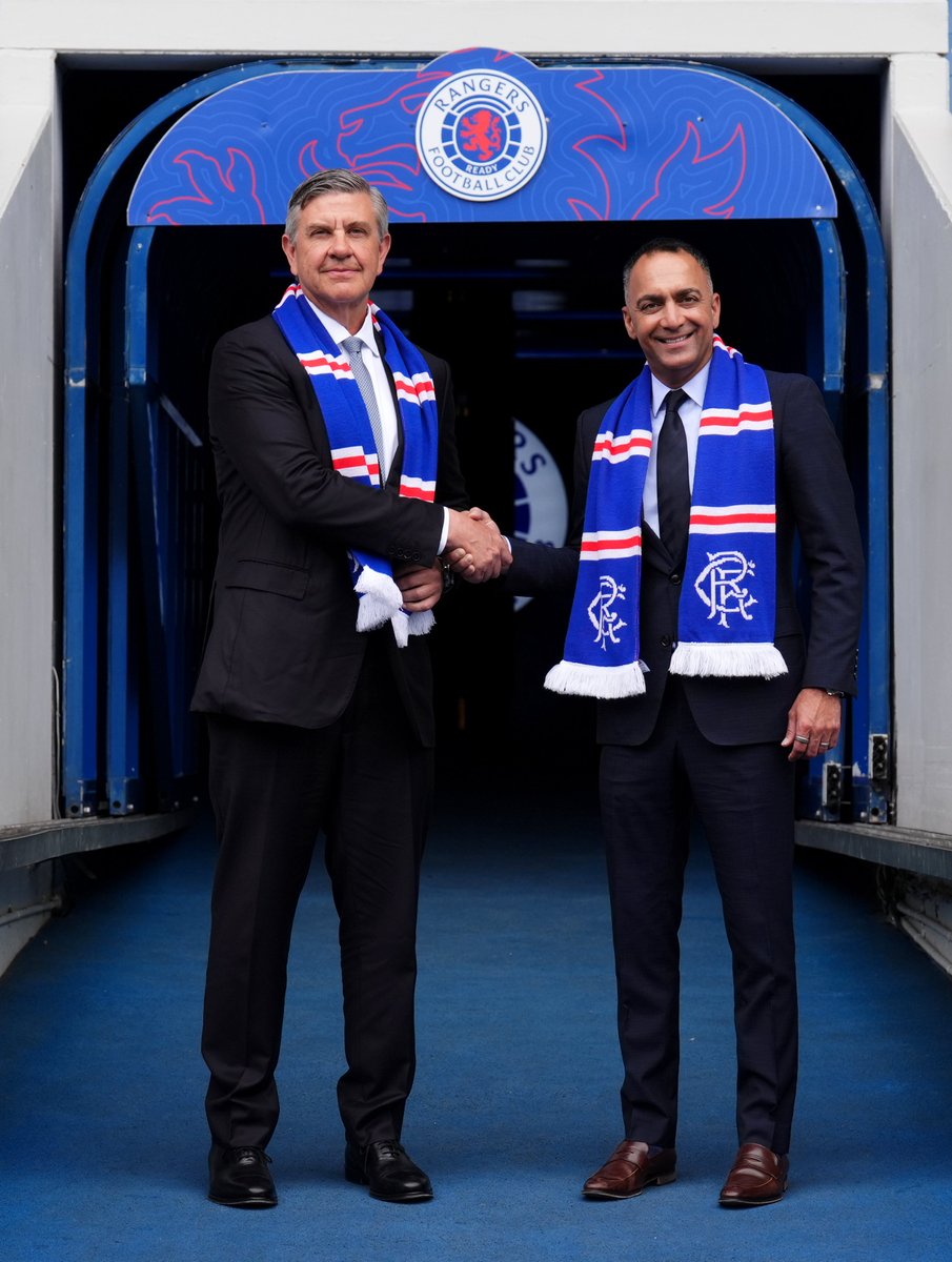 RangersReview55's tweet photo. Andrew Cavenagh says Rangers occupies "150 percent" of his thoughts - as he clarified the role of Paraag Marathe.

12 months on from the US takeover, Cavenagh admits the failure of last season has only increased his desire for success.

"We take responsibility for it and we’re more committed than ever to find success for this club.

"This club gets into you at the molecular level. And once it’s done, you’re done."

On Marathe - who stepped off the board to comply with UEFA multi-club ownership rules, he added: “Paraag and the 49ers’ commitment is unchanged. 

"He and Gene [Schneur] had to go off the board to be compliant with rules but it hasn’t changed our ability as a club.

“They’re important to the club. I speak to Paraag every day, we’re very close and this hasn’t changed their commitment or involvement one bit.”

@Chris_Jack89 

https://t.co/aQ1TPVHVwp