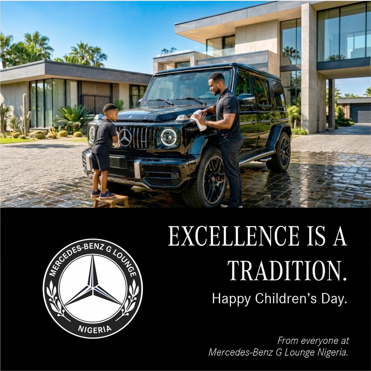 GLoungeMBNG's tweet photo. Happy Children’s Day from Mercedes-Benz G-Lounge Nigeria. https://t.co/Vj6eS40w7g