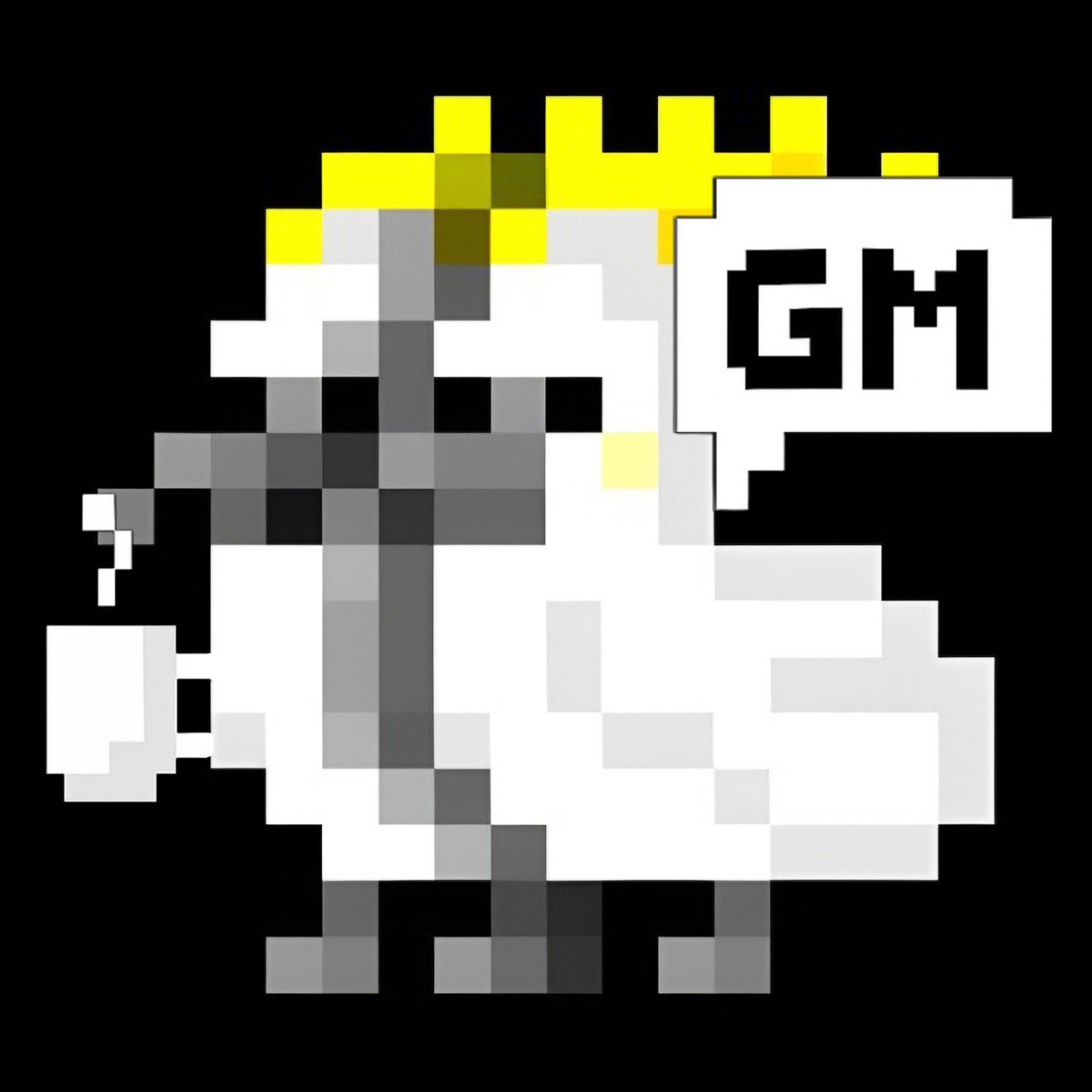 DickBitsBTC's tweet photo. Loves a Cockatoo say GM https://t.co/QCPeVRSaqQ