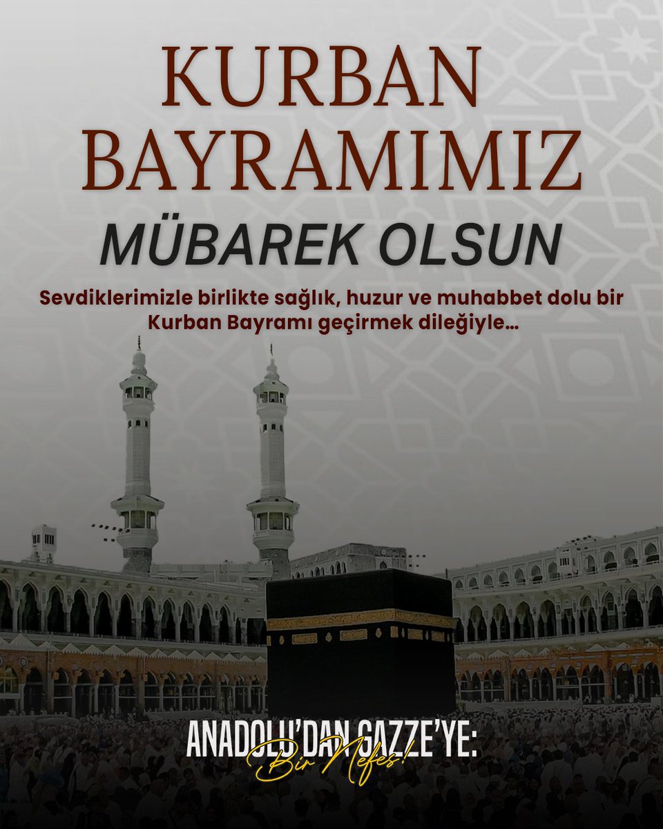 gazzeyebirnefes's tweet photo. TÜM İSLAM ALEMİ'NİN KURBAN BAYRAMI MÜBAREK OLSUN... https://t.co/ugdfLGafqH