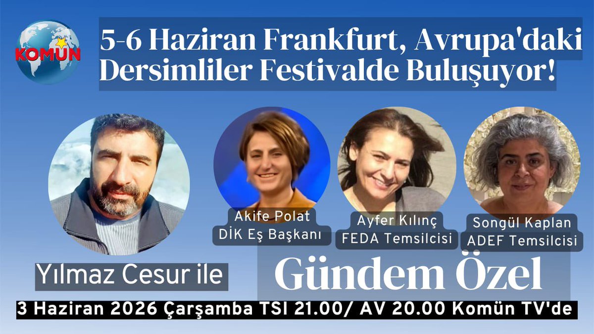 Komün TV tweet media