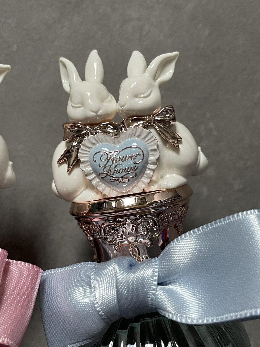 toxicboundaries's tweet photo. Cutest perfumes ever!!! Flower Knows Bunny Garden Series🐇💫 https://t.co/8iB26Z3n6i
