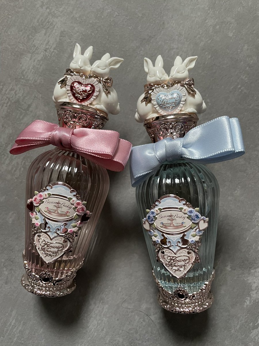 toxicboundaries's tweet photo. Cutest perfumes ever!!! Flower Knows Bunny Garden Series🐇💫 https://t.co/8iB26Z3n6i