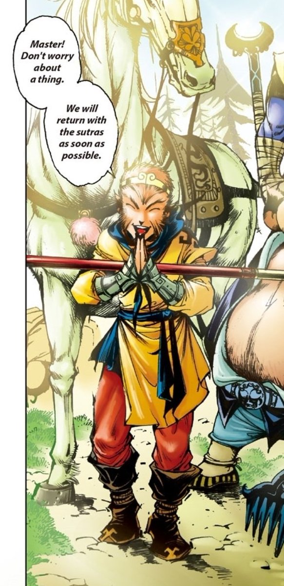 BichKae's tweet photo. I love that Im seeing more people talking about this comic, cause I'm in love with it. I love this Wukong, he has my 💕💕💕 https://t.co/ZCm1px8LvP