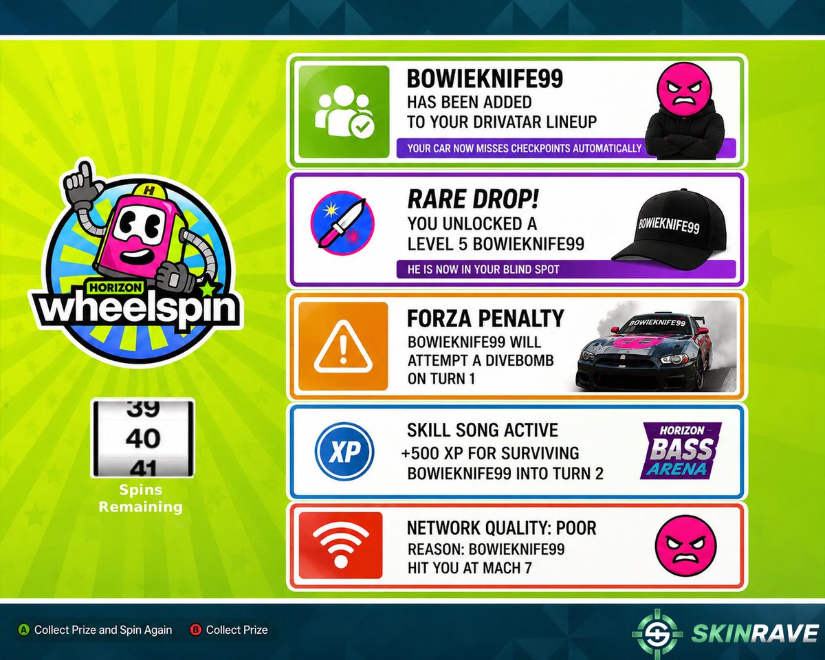 99BowieKnife99's tweet photo. New wheel spins will be added in FH6 1.04 patch

#fh6 #forzahorizon6 https://t.co/bnz1q3hdne