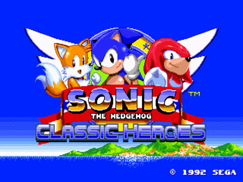 aetherpostingg's tweet photo. Today I was playing the Sonic Classic Heroes hackrom and I imagined how cool it would look if Team Dark and Team Rose were playable within the hackrom. https://t.co/h56jre14ZW