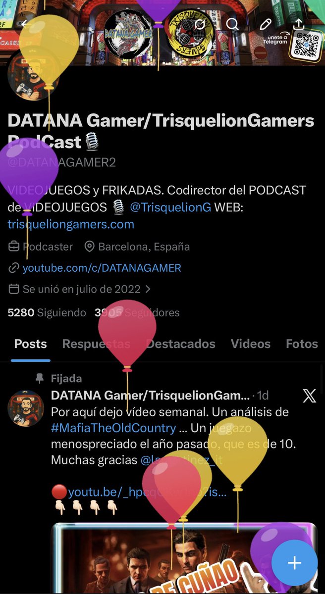 DATANA Gamer/TrisquelionGamers PodCast🎙️ tweet media