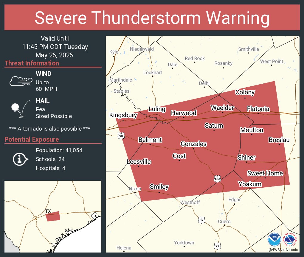 NWS Severe Tstorm tweet media