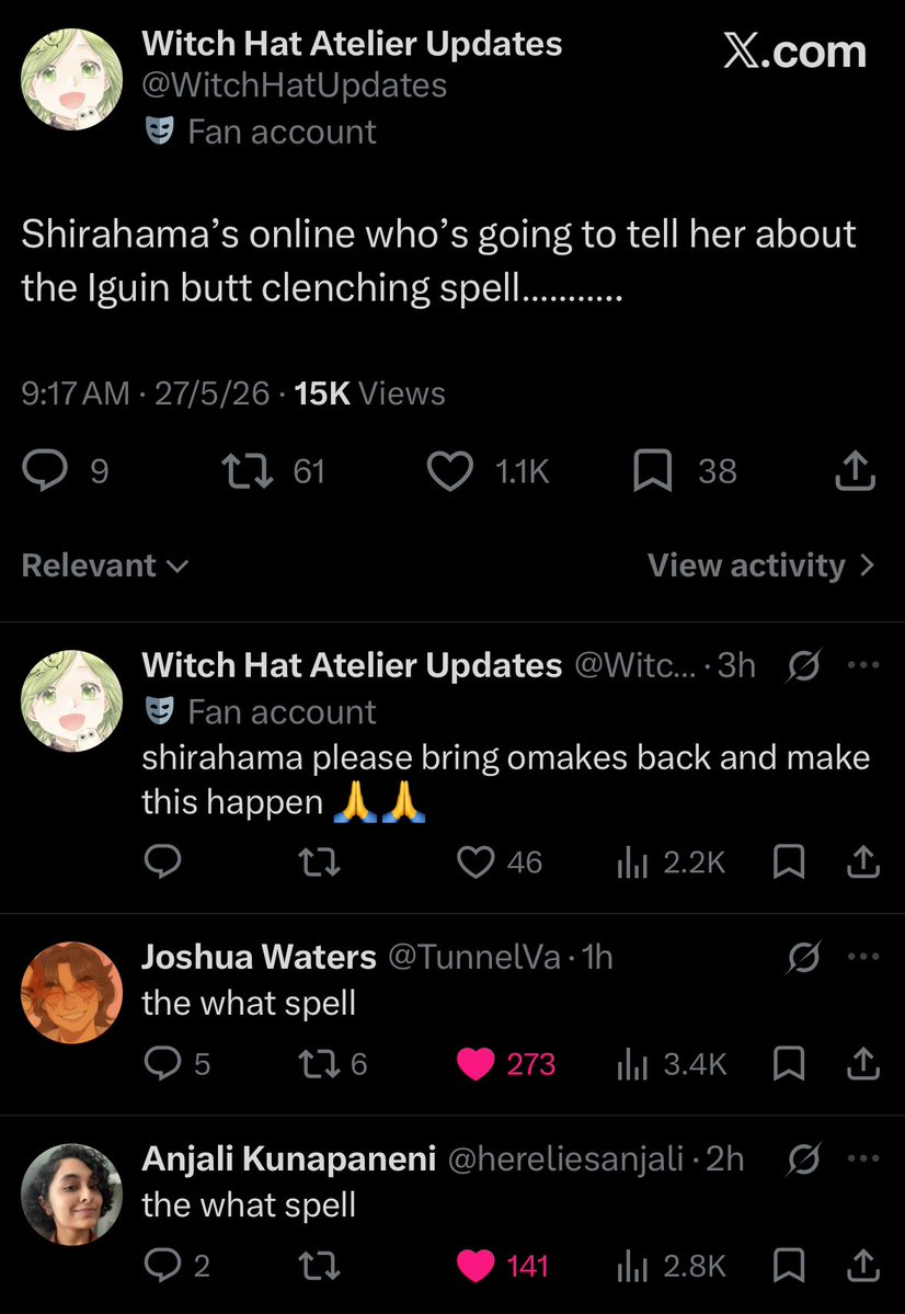 Witch Hat Atelier Updates tweet media