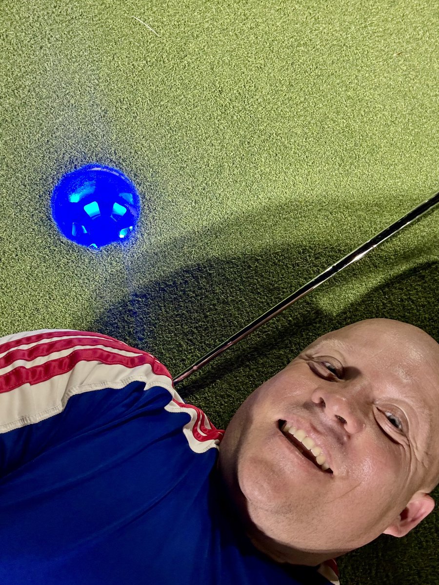 ChaplainLeeDub's tweet photo. The wife and I both had that Hole-In-One aura tonight on Par 3’s at @PopstrokeGolf https://t.co/s42lBnoMJf