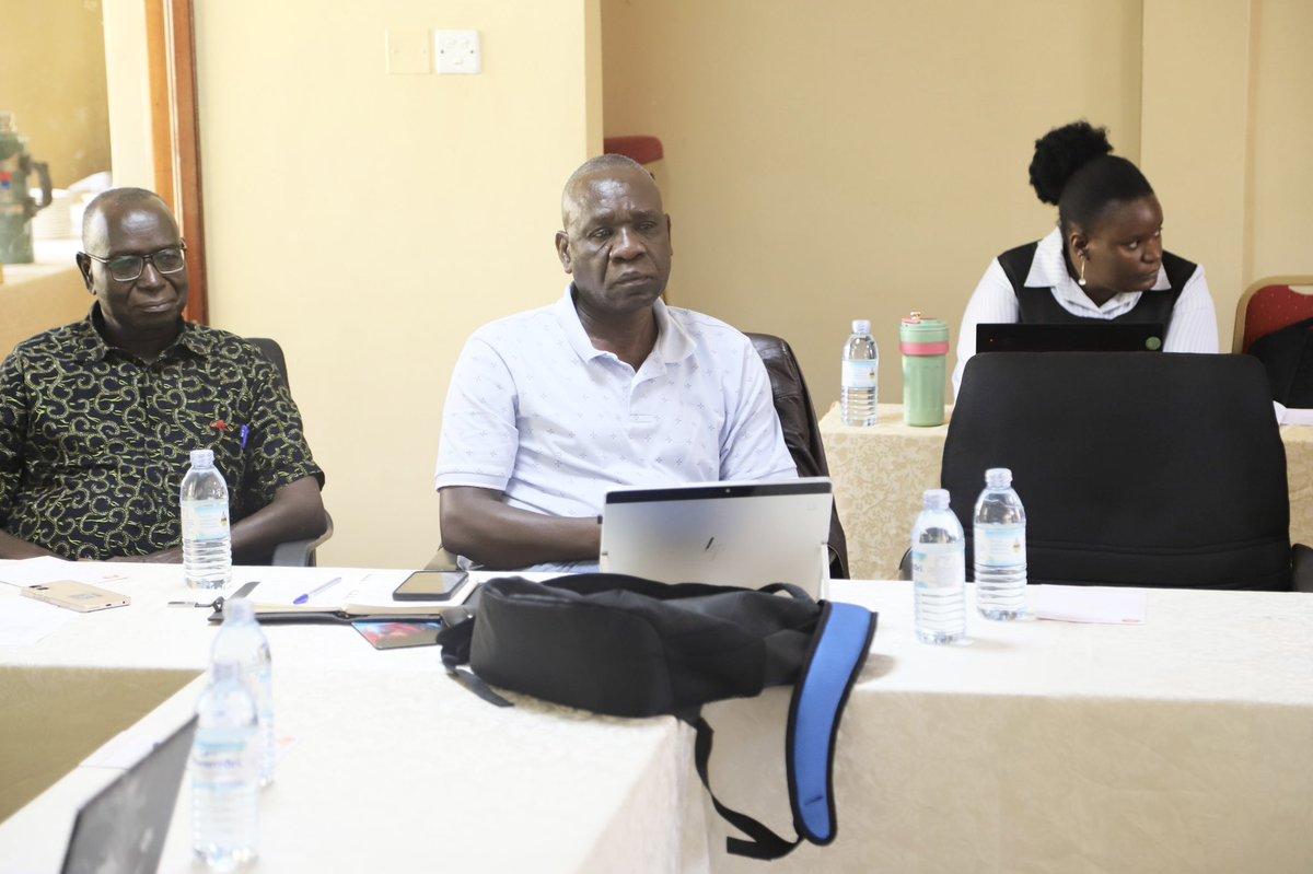 min_waterUg's tweet photo. #MWEWorks: @min_waterUg held a validation working meeting for the Ministry’s re-accreditation to the @adaptationfund. 

The re-accreditation for the Ministry with Adaptation Fund expired on March 13, 2024 therefore enabling the entity to be placed in the re-accreditation process. https://t.co/e6M5sJvMv8