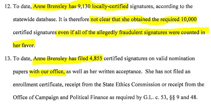 andreabaldy55's tweet photo. @AnneBrensleyMA The courts found that even with the fraudulent signatures, you still wouldn’t have made the ballot. Stop gaslighting people. https://t.co/9A5Qize4hK