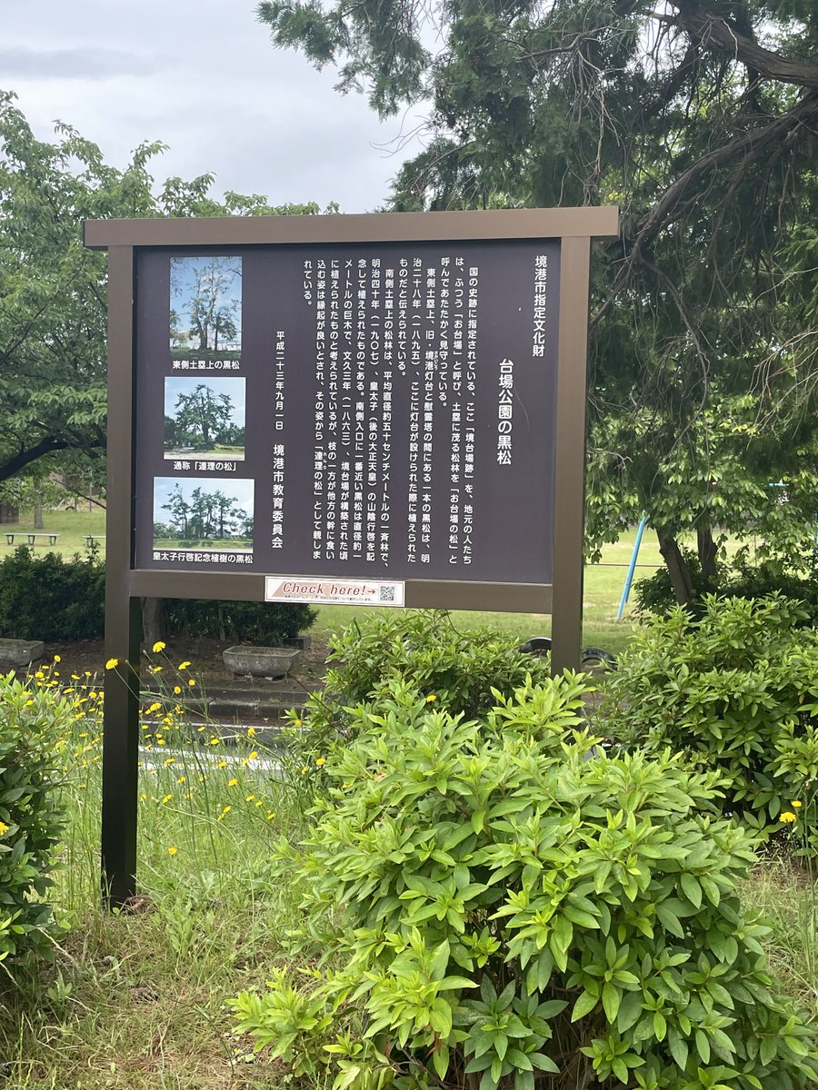 007fukuryu's tweet photo. 伯耆　境台場跡

境港にある台場跡。今は公園になってますが、雰囲気は十分あります。

#城巡り #境台場 #境港 https://t.co/Vayka5NgXE