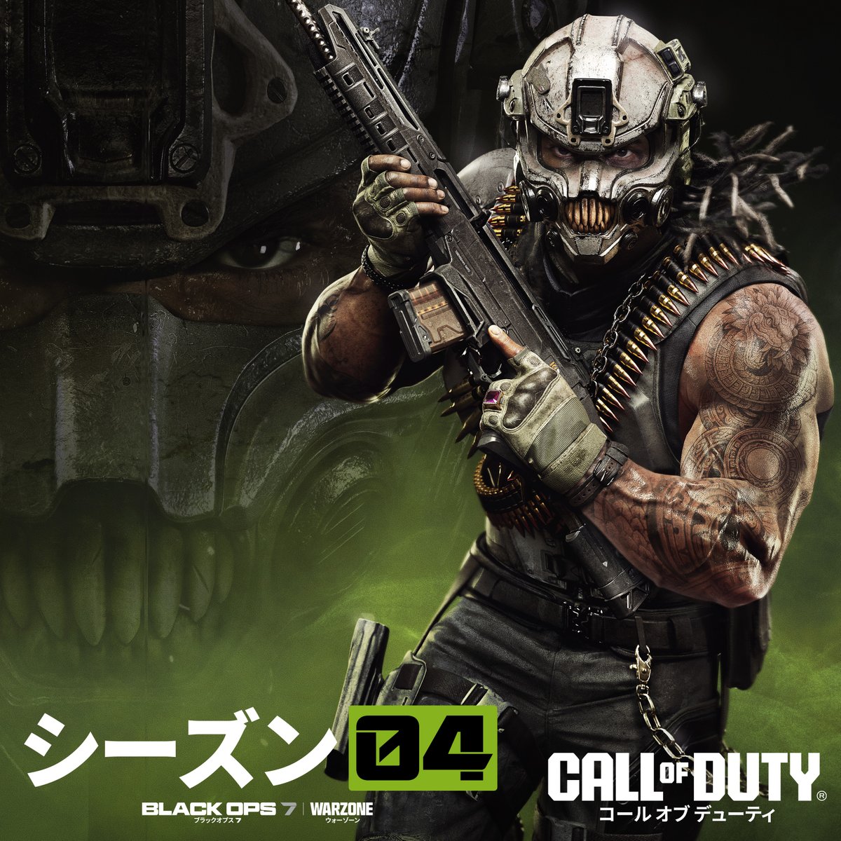 CallofDutyJP's tweet photo. シーズン04が間近に迫る💪

ギルドの強力な強化兵士、レオン・ルークが6月5日(日本時間)に #BlackOps7 とCall of Duty #Warzone に参戦🗓️ https://t.co/kQxmZmYMVO