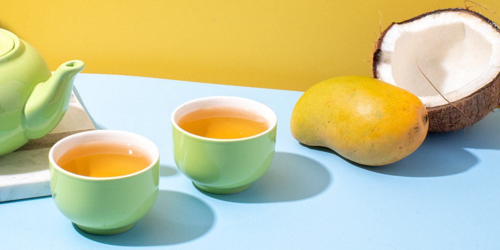 AdagioTeas's tweet photo. No Caribbean getaway? ✈️

Calypso Green brings the tropics home. 🥥🥭
Smooth green tea with coconut + mango.

Close your eyes and listen for the waves. 🌊

🎁 Free sample with orders $29+.

https://t.co/DTiQmciRBC https://t.co/ybKSD1KAhi