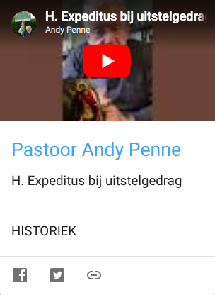 AlledaagsG's tweet photo. Alledaags Geloven : Pastoor Andy Penne - H. Expeditus bij uitstelgedrag
https://t.co/kkm6pnoPMQ https://t.co/609fefpIrh