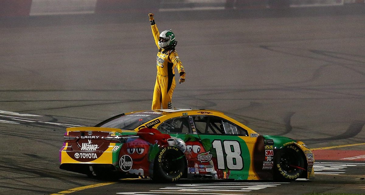 RacingTerritory's tweet photo. Kyle Busch Cup Series win totals per track:

9- Bristol (8 pavement, 1 dirt)
6- Richmond
5- Fontana
4- Pocono
4- Texas
3- Dover
3- Phoenix
3- New Hampshire
2- Watkins Glen
2- Talladega
2- Sonoma
2- Kansas
2- Martinsville
2- Kentucky
2- Atlanta
2- Homestead
2- Indianapolis
2- Chicagoland
1- Las Vegas
1- Michigan
1- Gateway
1- Daytona
1- Darlington
1- Charlotte (1 oval, 0 ROVAL)
0- COTA
0- Chicago Street Course
0- Iowa
0- Road America
0- Nashville
0- Mexico City