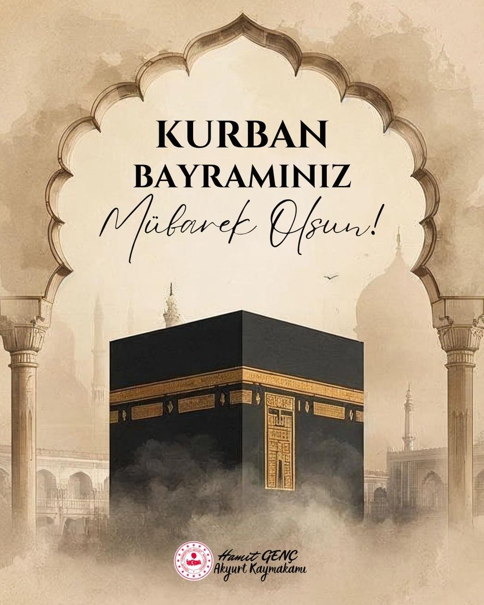 AkyurtKaymakaml's tweet photo. Kurban Bayramı'nın tüm İslam âlemine ve milletimize hayırlar getirmesini temenni ederiz. Bayramınız mübarek olsun. https://t.co/PicOT5WD3p