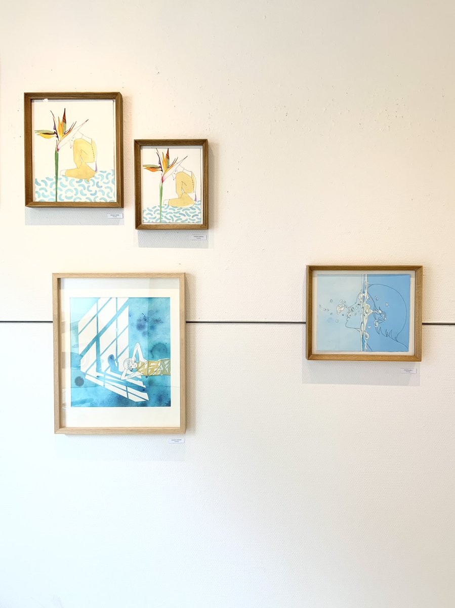 spaceyui's tweet photo. ＼オカダミカ 個展開催しております！／

12時の現在ちょこっとだけミカさん在廊されております。
本日水曜は、14時30頃からミカさん在廊予定です！

オカダミカ 個展
Inframince / アンフラマンス

2026年5月25日（月）～6月3日（水）
(5/31日曜休廊)
12:00 ～ 19:00　(最終日17:00迄)

#オカダミカ
#okadamika
#micca
#イラストレーション