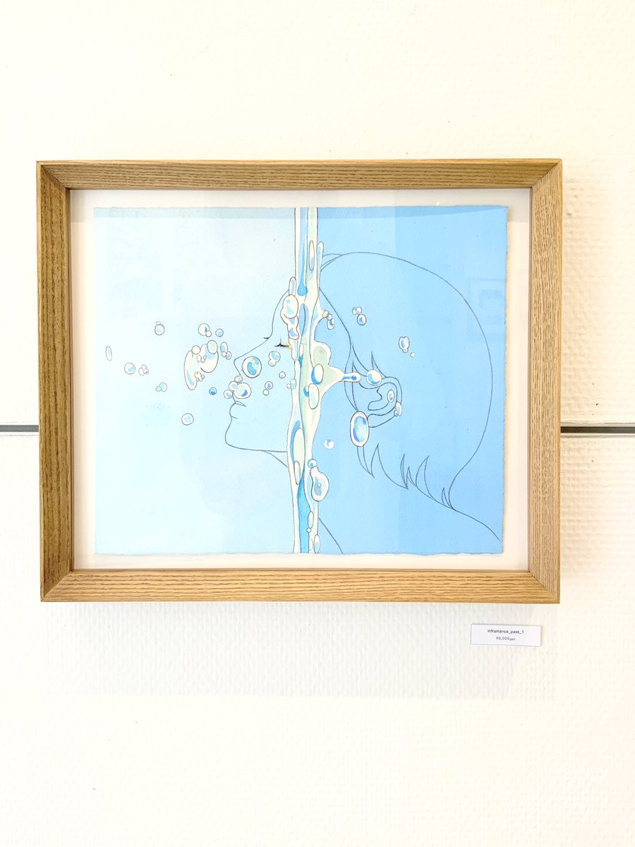 spaceyui's tweet photo. ＼オカダミカ 個展開催しております！／

12時の現在ちょこっとだけミカさん在廊されております。
本日水曜は、14時30頃からミカさん在廊予定です！

オカダミカ 個展
Inframince / アンフラマンス

2026年5月25日（月）～6月3日（水）
(5/31日曜休廊)
12:00 ～ 19:00　(最終日17:00迄)

#オカダミカ
#okadamika
#micca
#イラストレーション