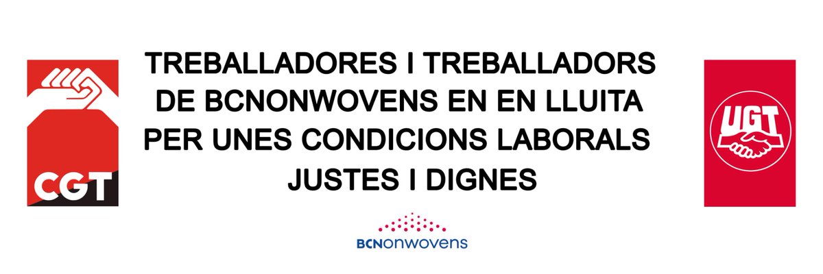 cgtanoia's tweet photo. Avui la RLT #Bcnonwovens de #SantQuintideMediona té #Mediacio a #Treball per la #Vaga convocada  per  unes Condicions justes i Dignes a la Feina. #CreixementEmpresarial Degut a l'esforç de la #ClaseTreballadora ✊🏿✊🏿 https://t.co/DP3ke0xoj2