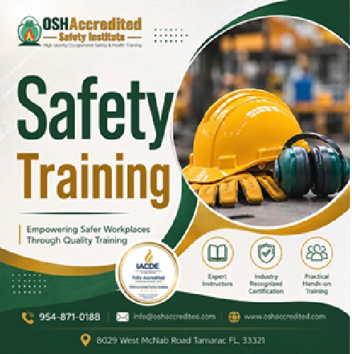oshaccredited's tweet photo. Stay safe and stay compliant. Get world-class safety training at OSHAccredited Safety Institute, authored by Dr. O'Neil G. Blake.
#SafetyTraining #SafetyAwareness #Compliance #OSHA #WorkplaceWellness https://t.co/WsENzFG42N