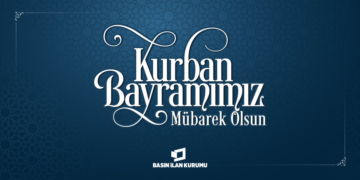 basinilankurumu's tweet photo. Dayanışma, paylaşma ve kardeşlik duygularının en güzel şekilde yaşandığı Kurban Bayramı’nın ülkemize, milletimize ve tüm İslam âlemine sağlık, huzur, bereket ve hayırlar getirmesini temenni ediyoruz.

#KurbanBayramı'mız mübarek olsun. https://t.co/KIPOmvg6J1