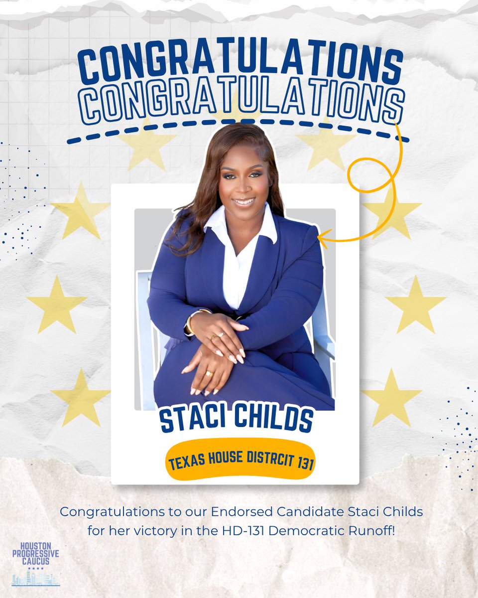 Htown4Progress's tweet photo. Congratulations to our endorsed candidates for their victories in the primary! https://t.co/b1NLoJXMCa