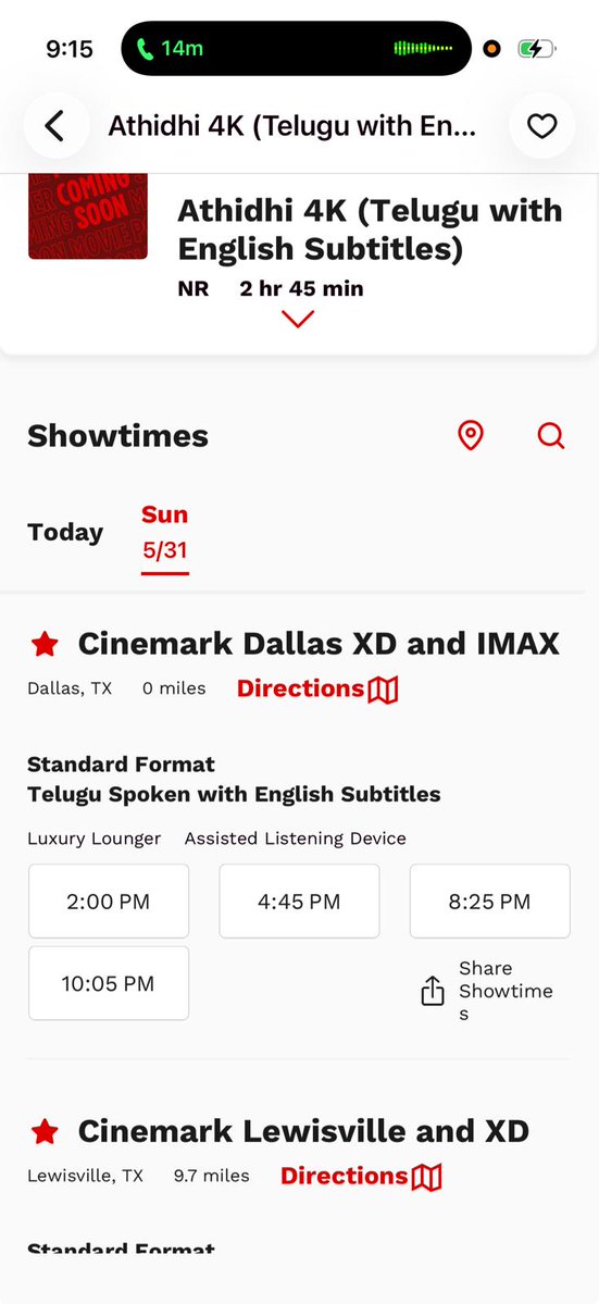 Prathyangira Cinemas tweet media
