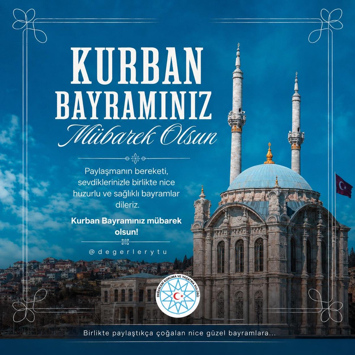 EgitimiYtu's tweet photo. Değerleri Koruma ve Yaşatma Kulübü olarak Kurban Bayramı’nın vatanımız ve milletimiz için hayırlara vesile olmasını diler; tüm Türk-İslam  aleminin Kurban Bayramı’nı kutlarız. https://t.co/rIsZRjZWKy