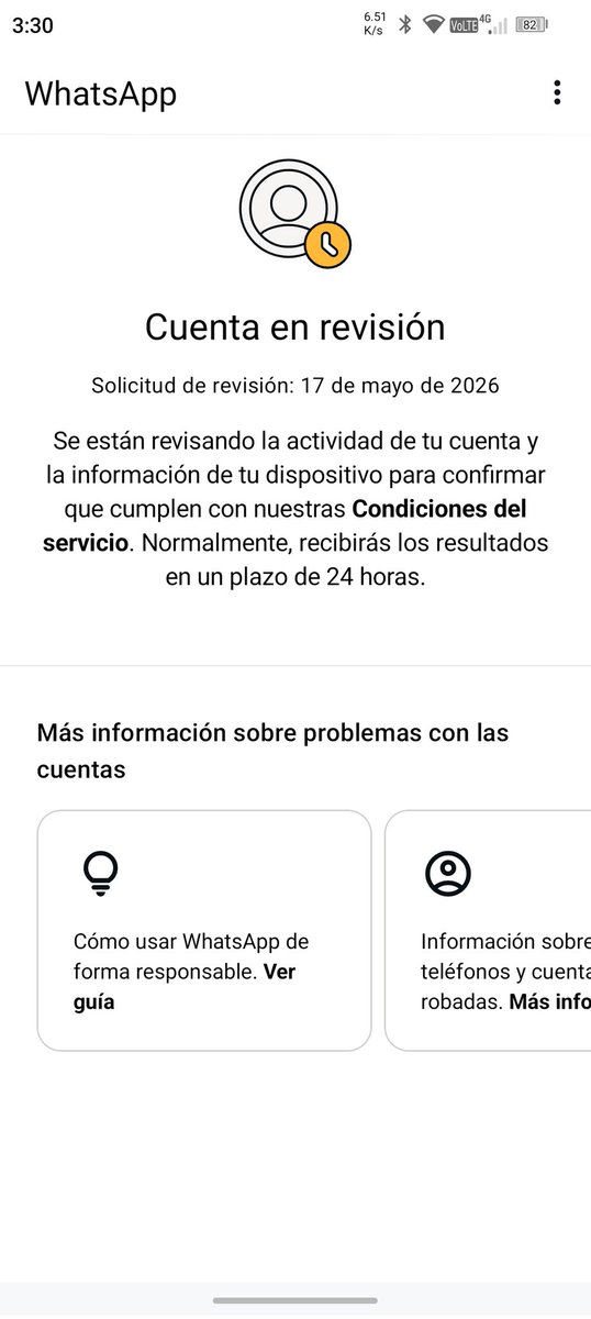 fenix_mortal's tweet photo. @coolcoder56 @WhatsApp @wa_status Creí que era el único 🤣 mandé un mensaje a un amigo, 3 Doritos después tengo suspensión de cuenta, me desbloqueo y 10 minutos después otra vez bloqueado 🤣 y ni siquiera use la aplicación 🫩 al final me baneo la cuenta @WhatsApp lamentablemente es la principal red entre todos. https://t.co/T5XsU7gIuF