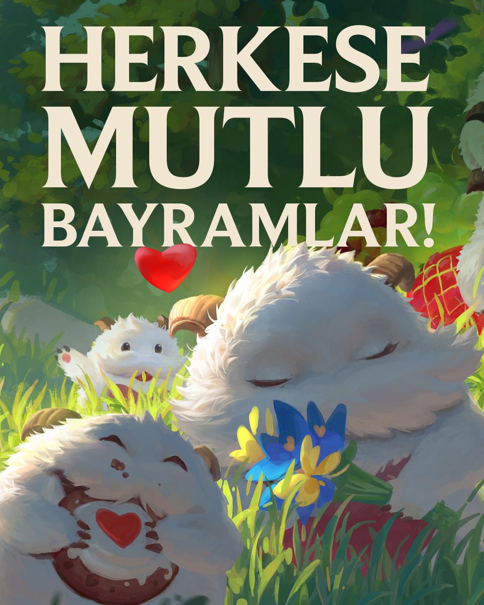 LoLTurkiye's tweet photo. Vadi’deki herkese Mutlu Bayramlar! 🍬 https://t.co/MkyWNW9sar